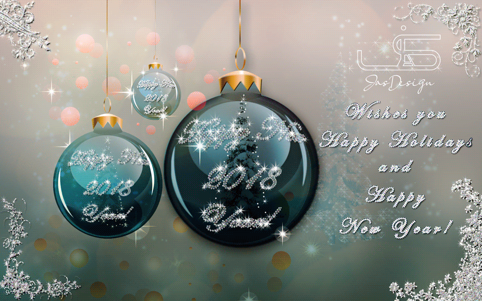 Animated Winter Holidays Season Greetings