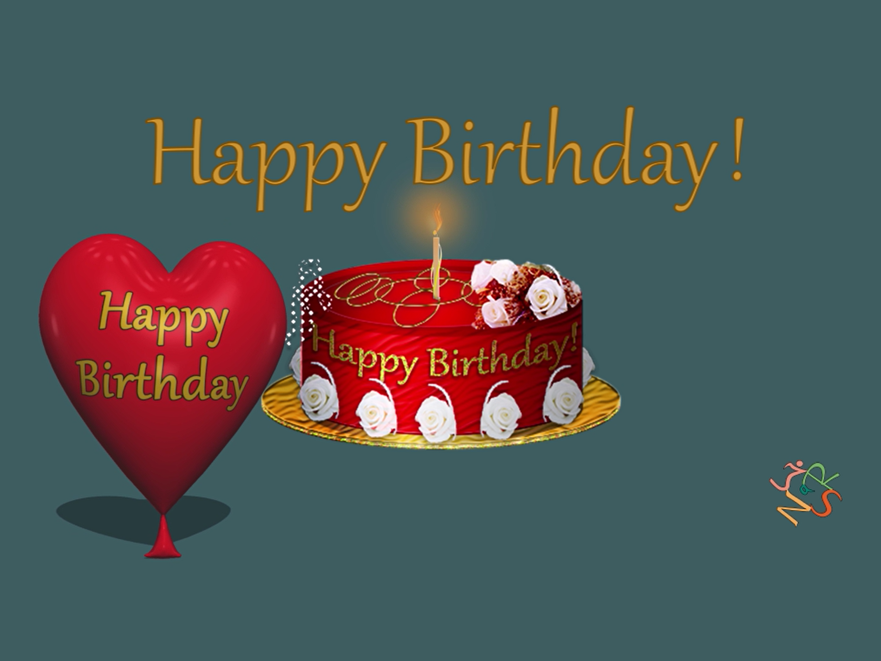 Animated January Birthday Greeting
