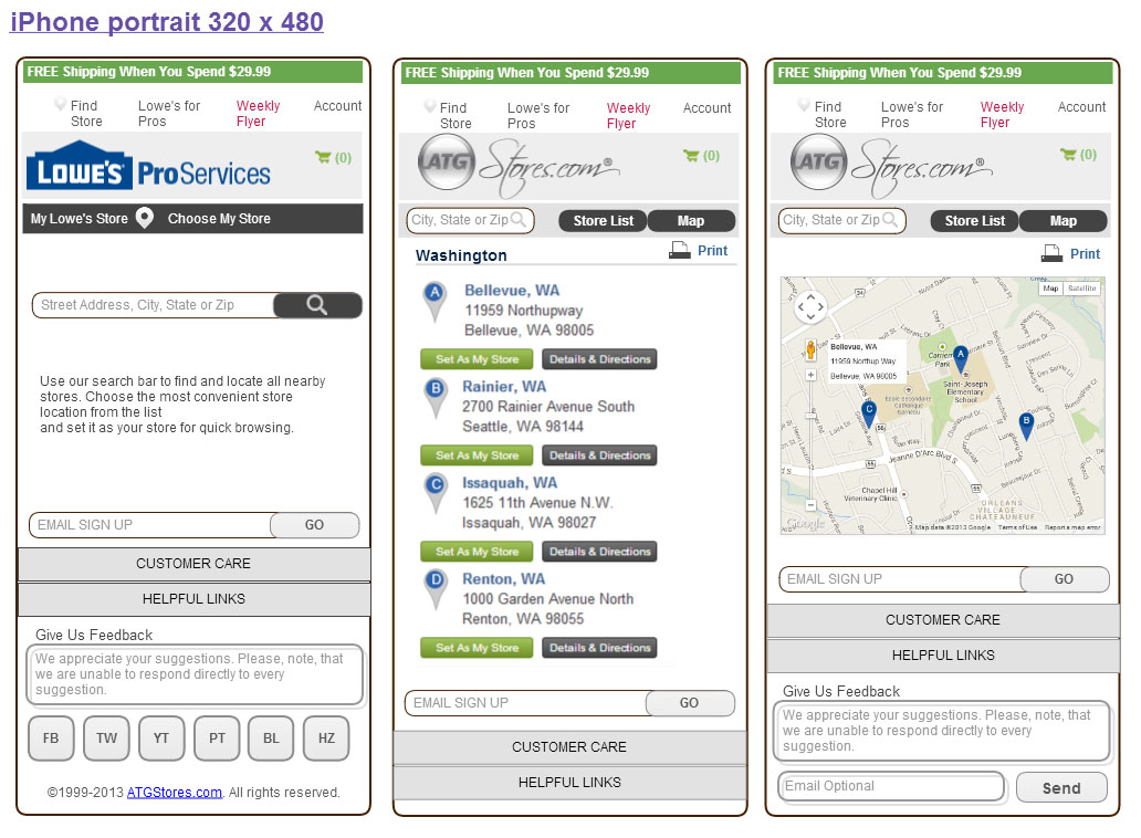 Mobile Mockup / High Fidelity Wireframe with Gliffy